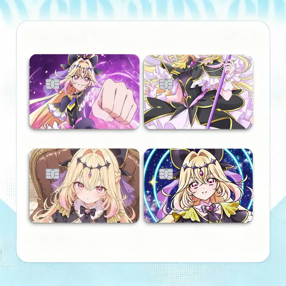 Cure Arcana Shadow Moria Luluka Credit Card HD Stickers Small Chip Waterproof Sticker Game Card Decal Gift
