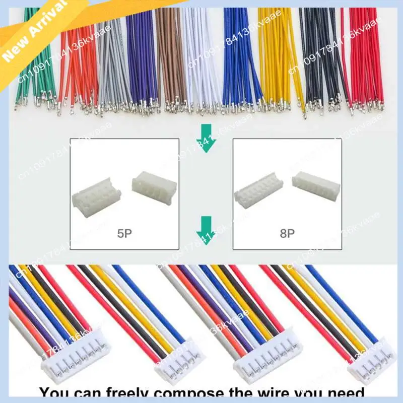 M01K ZH1.5MM Connector Socket Kit With Pre-Crimped Cable Wire 2/3/4/5/6/7/8/9/10P Connector For DIY Electronic Kit