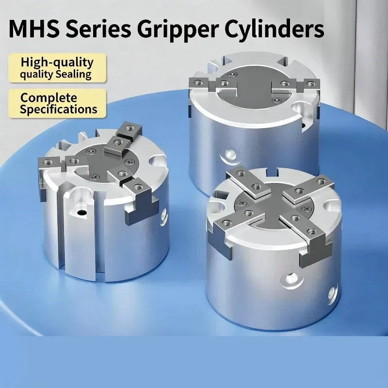 

MHS2/MHS3/MHS4 Series SMC Type Parallel Type Pneumatic Gripper MHS 16D 20D 25D 32D 40D 63D 80D Two-jaw Three-jaw Air Gripper