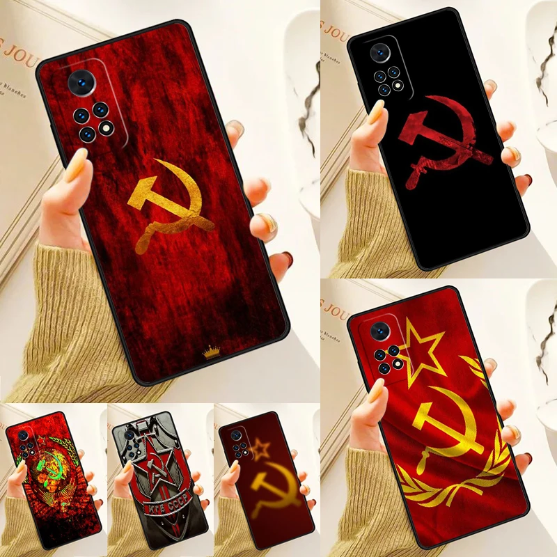 CCCP Soviet Union Russia Case For Samsung Galaxy S24 Plus S23 S20 S21FE Lite S22 Ultra Note 20 S8 S9 S10 Phone Coque