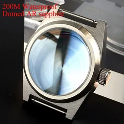 MATELION 38mm AR Coated Domed Sapphire Crystal Diving 200M Waterproof Watch Case fit NH35 NH36 NH34 ETA 2824 PT5000 Men Watches