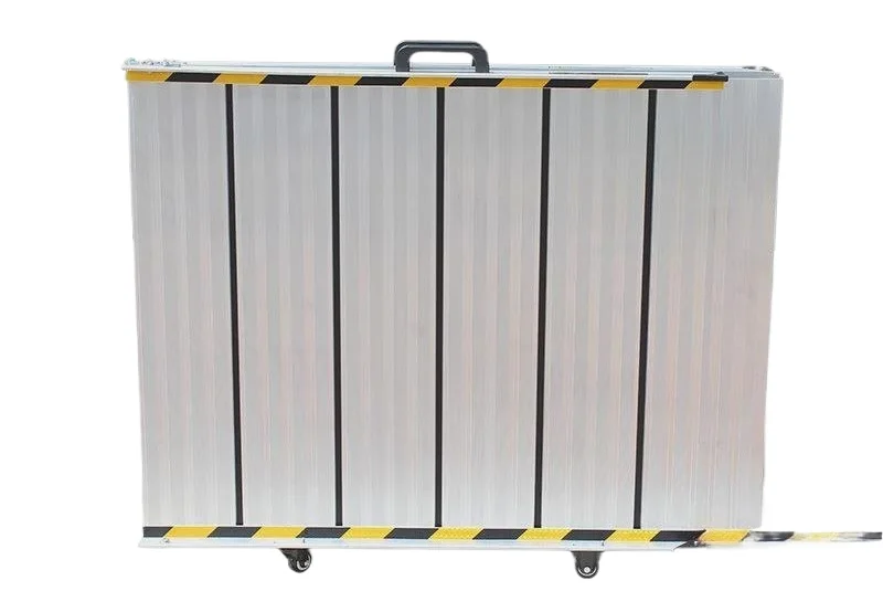 Steps Moving Slope Wheelchair Aluminum Assisted Access Foldable Plate Stairs Disabled
