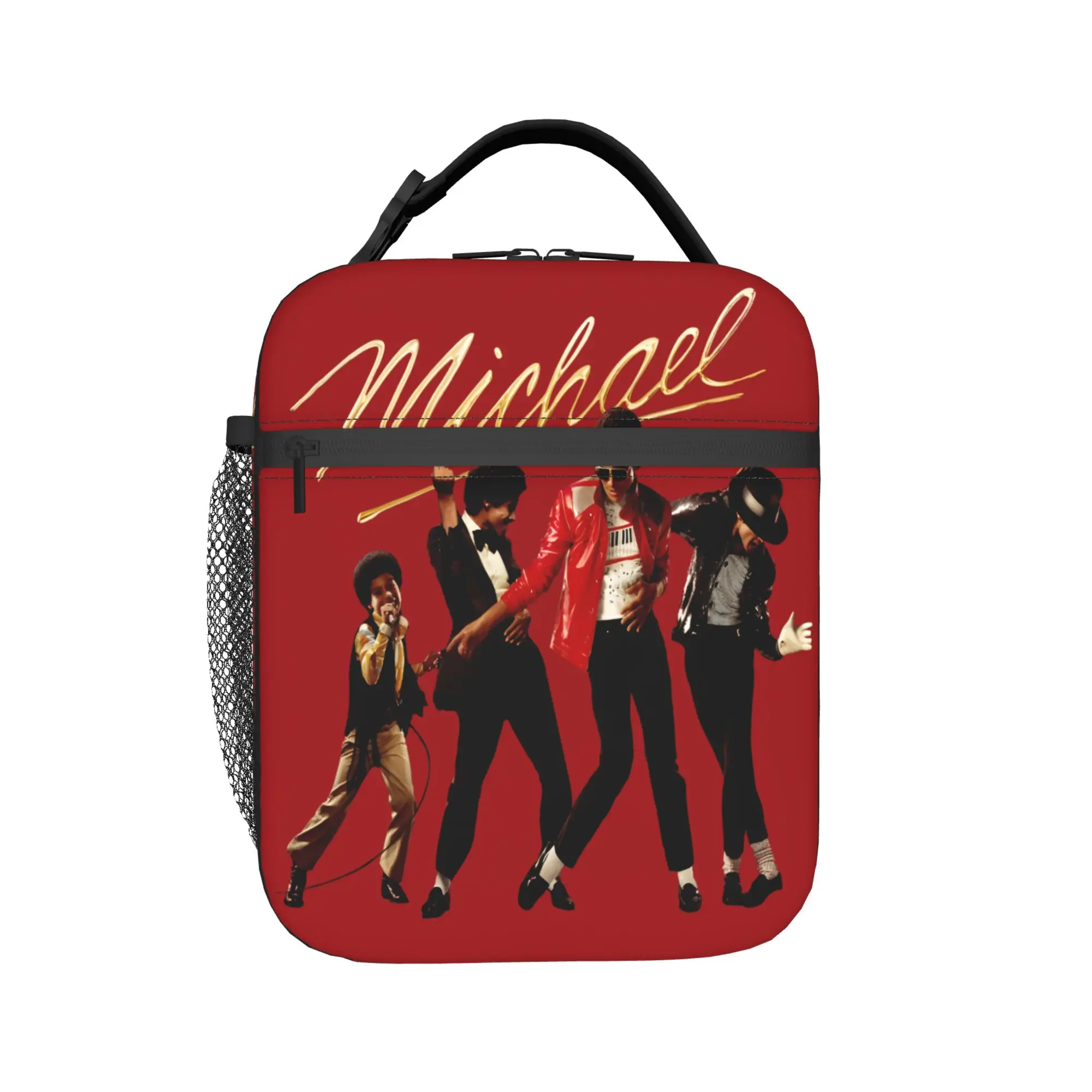 Story Michael Film 2026  Lunch Bag MJ Portable Lunch Box Women Travel Custom Cooler Bag Aesthetic Oxford Thermal Tote Handbags