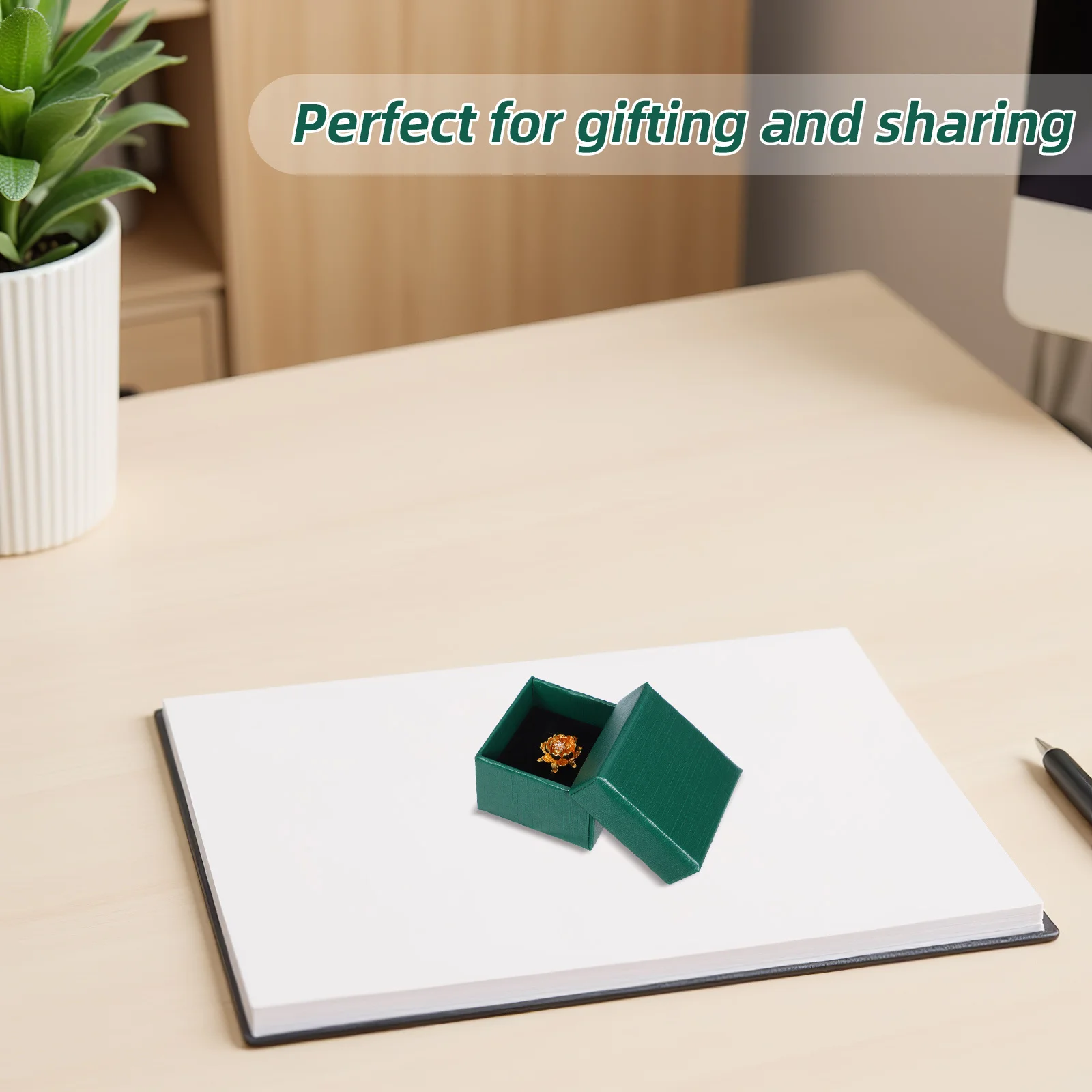 32 шт., маленькая мини-шкатулка для драгоценностей, зеленый органайзер для ожерелья, колец, серег, браслета, дорожный футляр для хранения, подарок для женщин