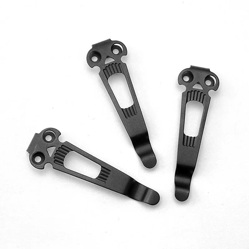 พร้อมสกรูสแตนเลสสตีลลึก Carry Back กระเป๋าคลิป Clamp สำหรับ Benchmade Griptillian Mini-Grip Bugout 940 Emerson CQC proTech