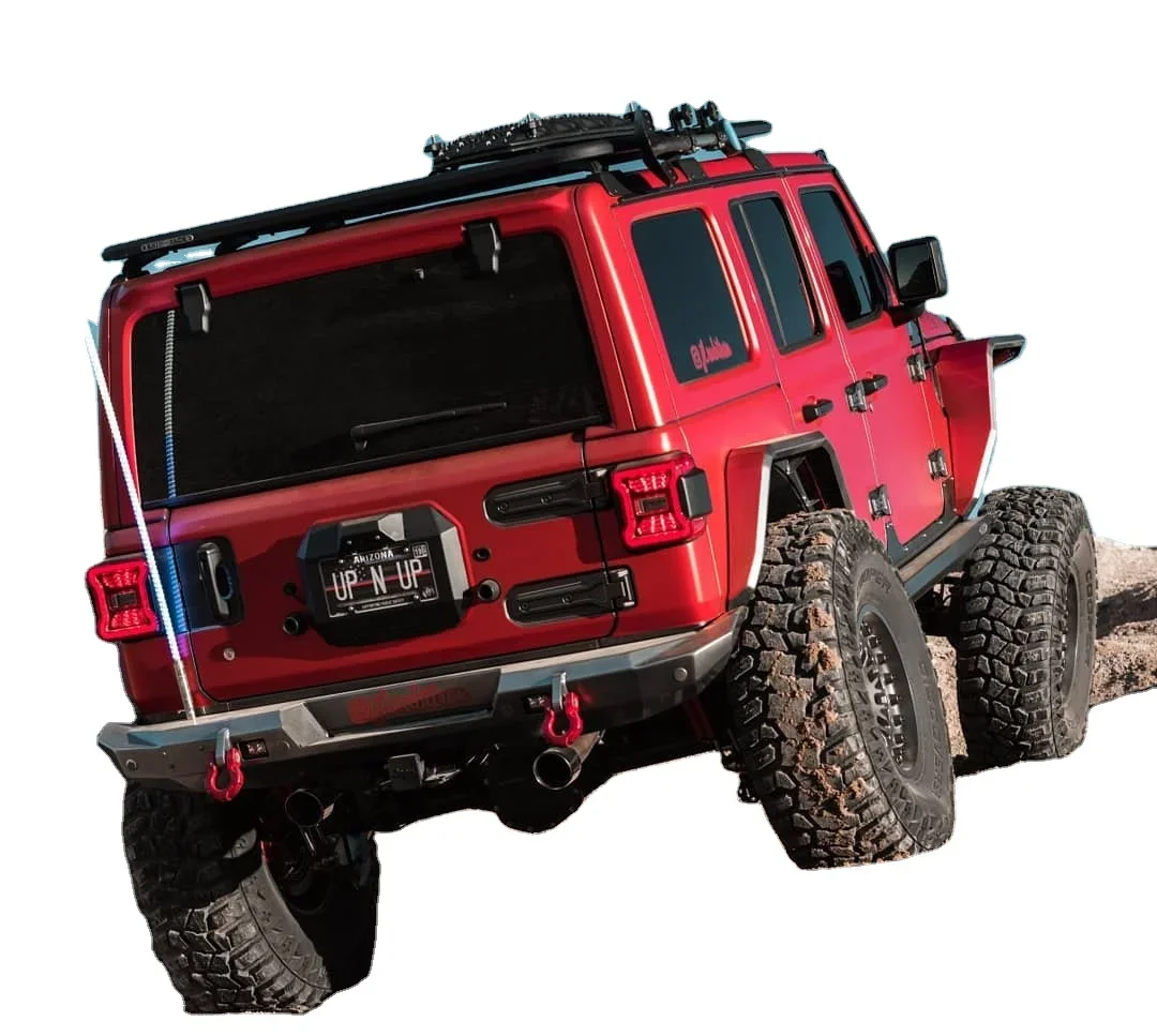 

JL1129 rear bumper for Vehicles for jeep for wr angler JL 2018+ parts Aluminum Alloy for jeep JL car bumpers LANTSUN custom