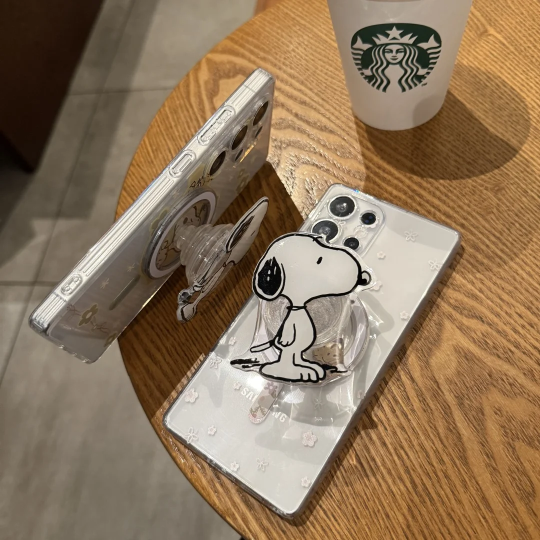 الفول السوداني سنوبي جراب هاتف لسامسونج غالاكسي S21 S22 S23 S24 S25 الترا نوت 10 20 زائد FE A16 A26 A36 المغناطيسي لغطاء Magsafe #4