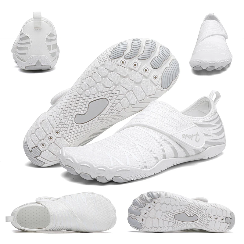 

Летние быстросохнущие дышащие аквашузы для пляжа и активного отдыха, новые нескользящие аквашузы для ходьбы по ручьям и воде, обувь для ходьбы по течению реки