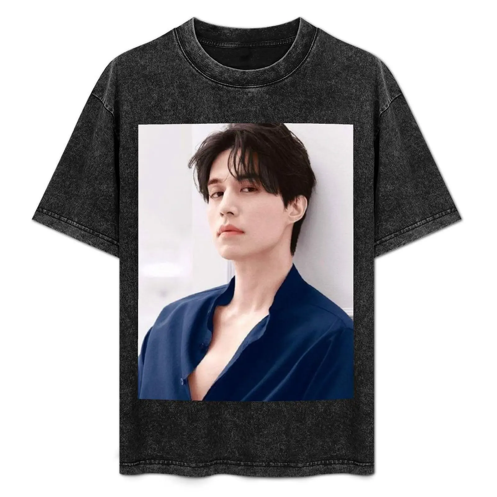 Lee Dong Wook T-Shirt graphic tee shirt sports fans tees Short sleeve tee men