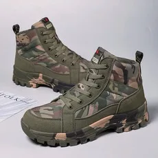 

Пара зимних сапог, камуфляжная обувь, мужские и женские летающие тканые камуфляжные туфли, повседневная обувь, хлопчатобумажные кроссовки мужские.