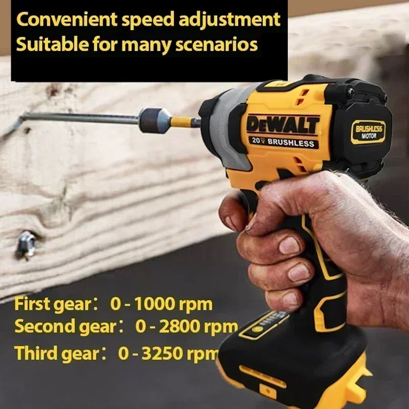 Dewalt DCF850 Brushless Cordless 3250RPM Screwdriver 205N·m Lithium Impact Driver Impact Drill Dewalt 20V Battery