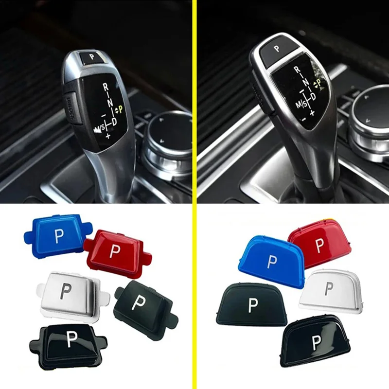 Car Gear Lever Auto Parking Button Letter  P Button Cover For BMW 1 2 3 4 5 7 Series X1 X3 X4 F10 F11 F01 F02 F30 F32 F48 F25