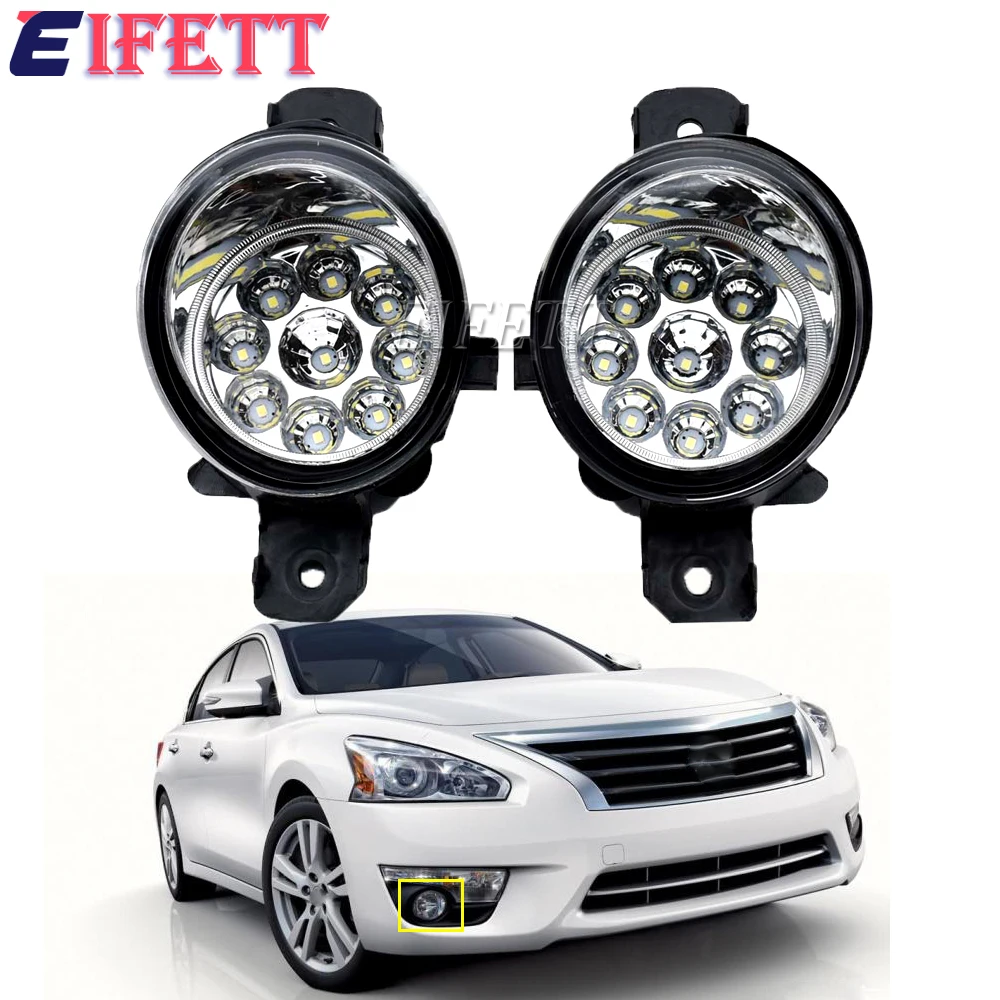 

Super Bright 2PCS Fog Light Front Bumper Headlights Assembly For Nissan Altima 2008 2009 2010 2011 2012 2013 2014 2015