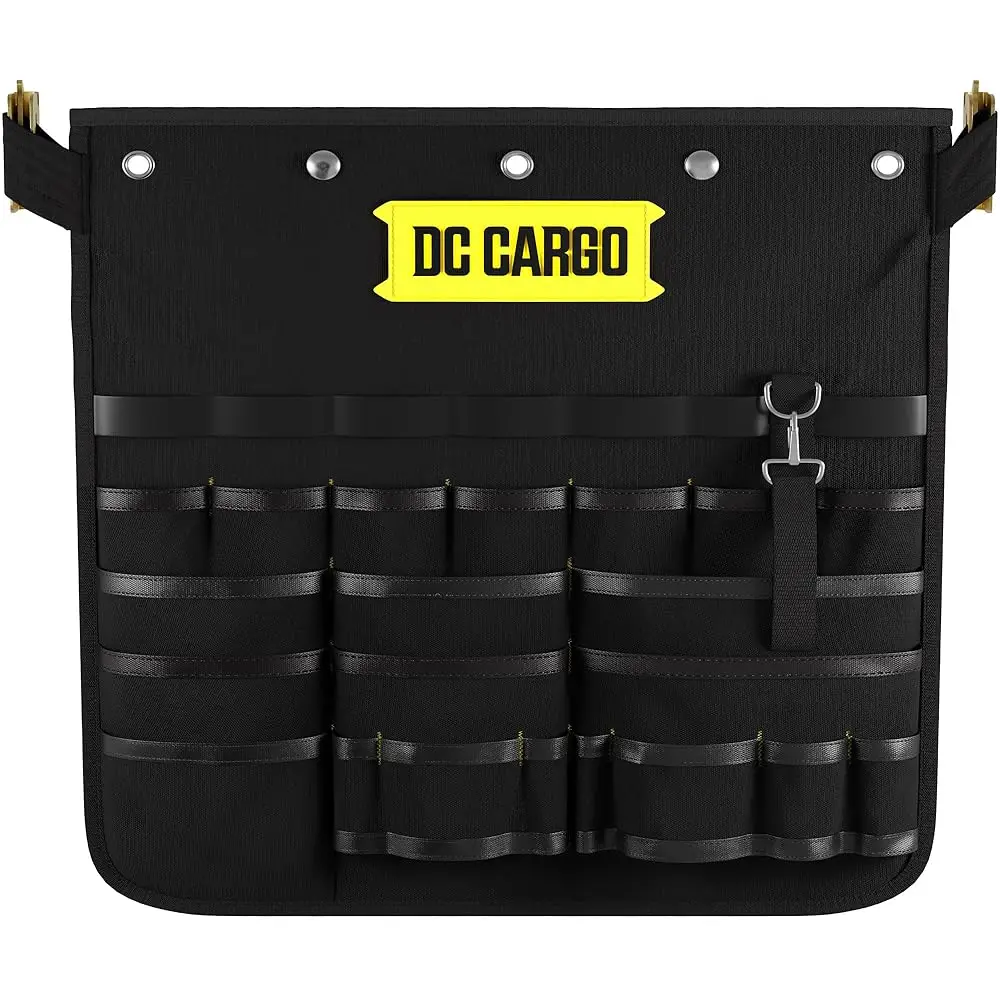 

E Tra Hanging Pocket Tool Organizer - 21 Assorted-Size Pockets And Loops, E-Tra Accessories For Enclosed Trailer, Workshop, &