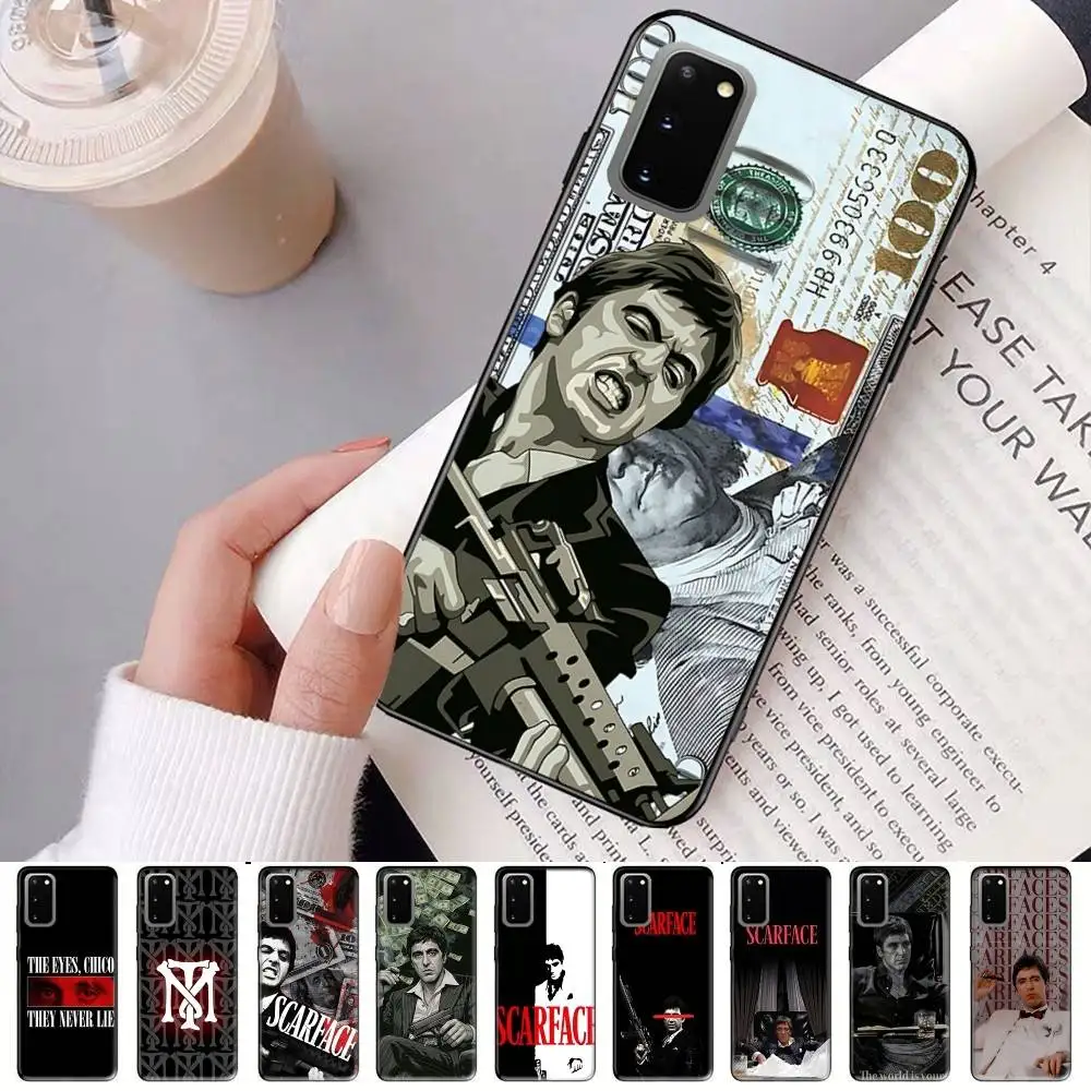 Classic Tonny Montanas Scar-Face Phone Case For Samsung S 24 Fe 25 Ultra Plus 20 Lite 21 30 22 23 24 22 Ultra 5G Fundas