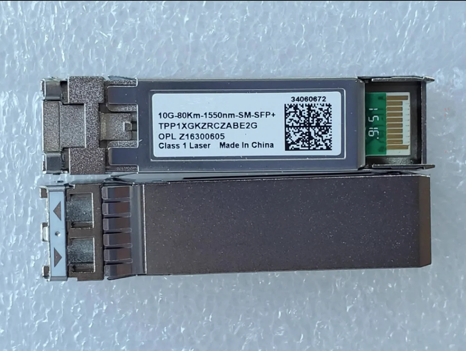 

LC SFP 10G 80KM 1550NM Switch Transceiver HW 34060672 TPP1XGKZRCZABE2G SPP5100ZX-H1 02310SNN 10G-80km-1550nm-SFP+