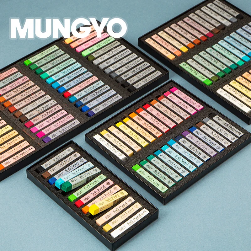 Mungyo 12/24/36/48Colors Professional Soft Oil Pastel Dry High Quality Heavy Color Crayons for Drawing Stationery Art Supplies