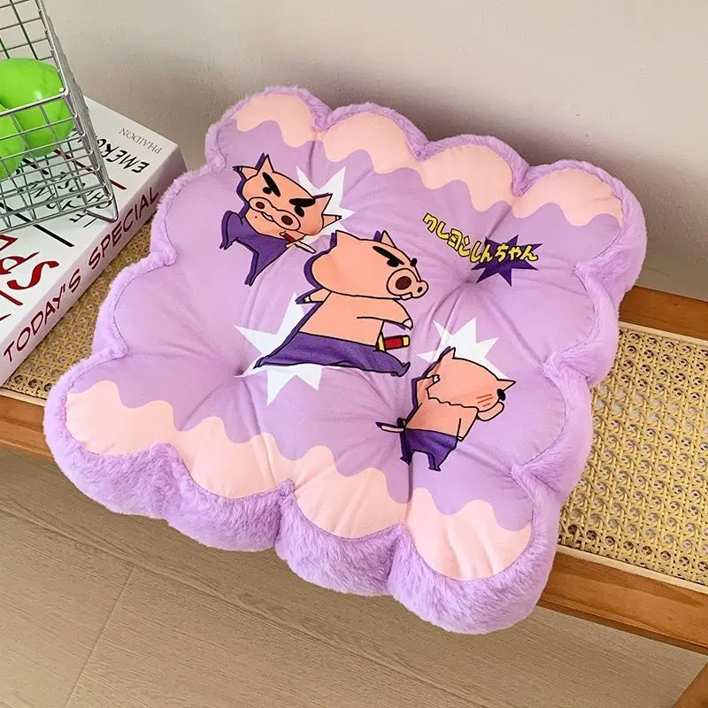 Crayon Shin-chan Nohara Shinnosuke Buriburizaemon creative cute cartoon square cushion secondary animation peripheral butt pad
