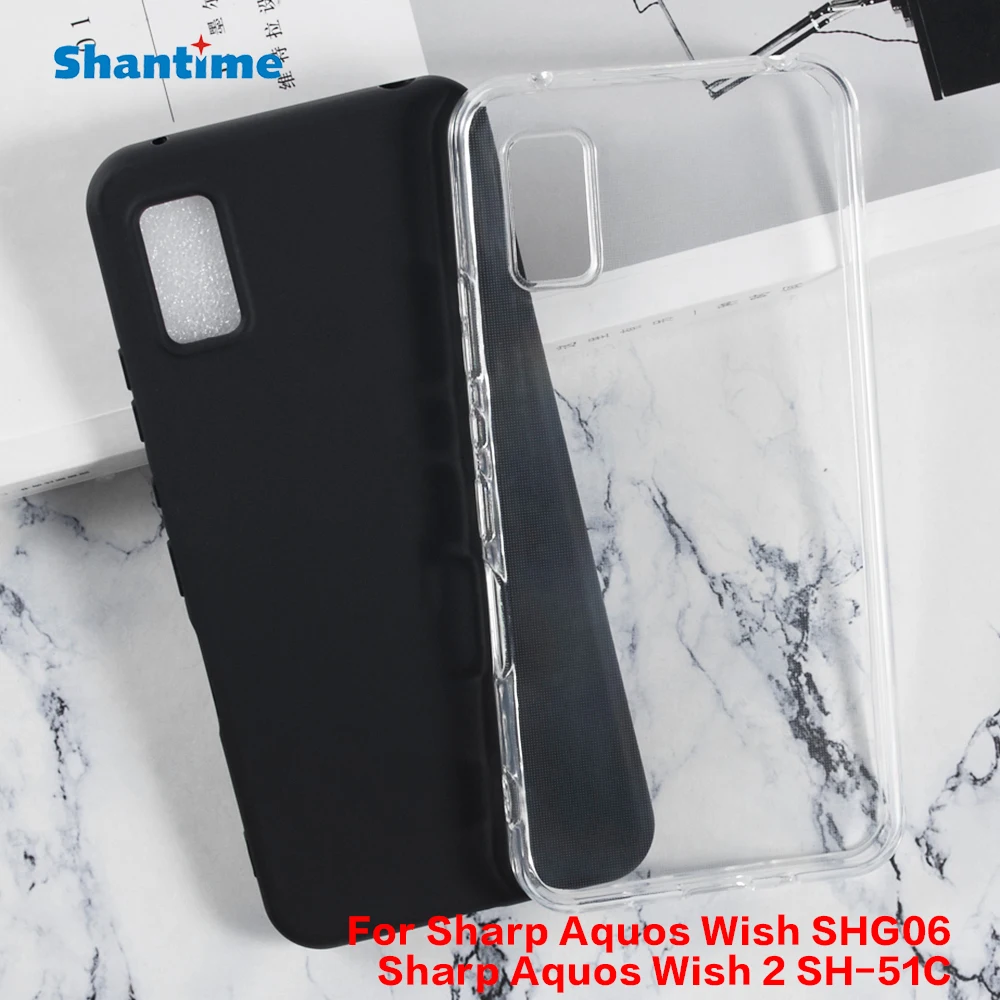 For Sharp Aquos Wish SHG06 Gel Pudding Silicone Phone Protective Back Shell For Sharp Aquos Wish 2 SH-51C Soft TPU Case