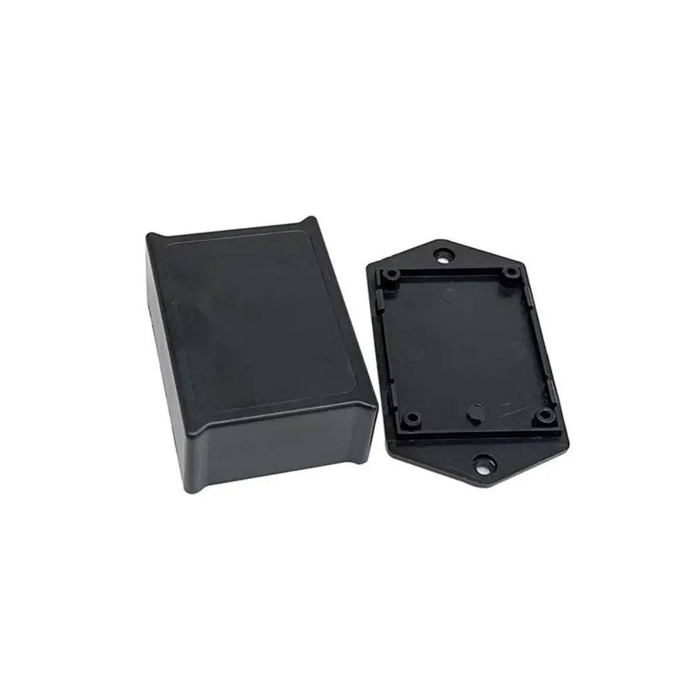 Caja de proyectos electrónicos de instrumentos de carcasa DIY de plástico ABS, suministros eléctricos PCB negros, caja de placa de circuito impermeable de 9 estilos