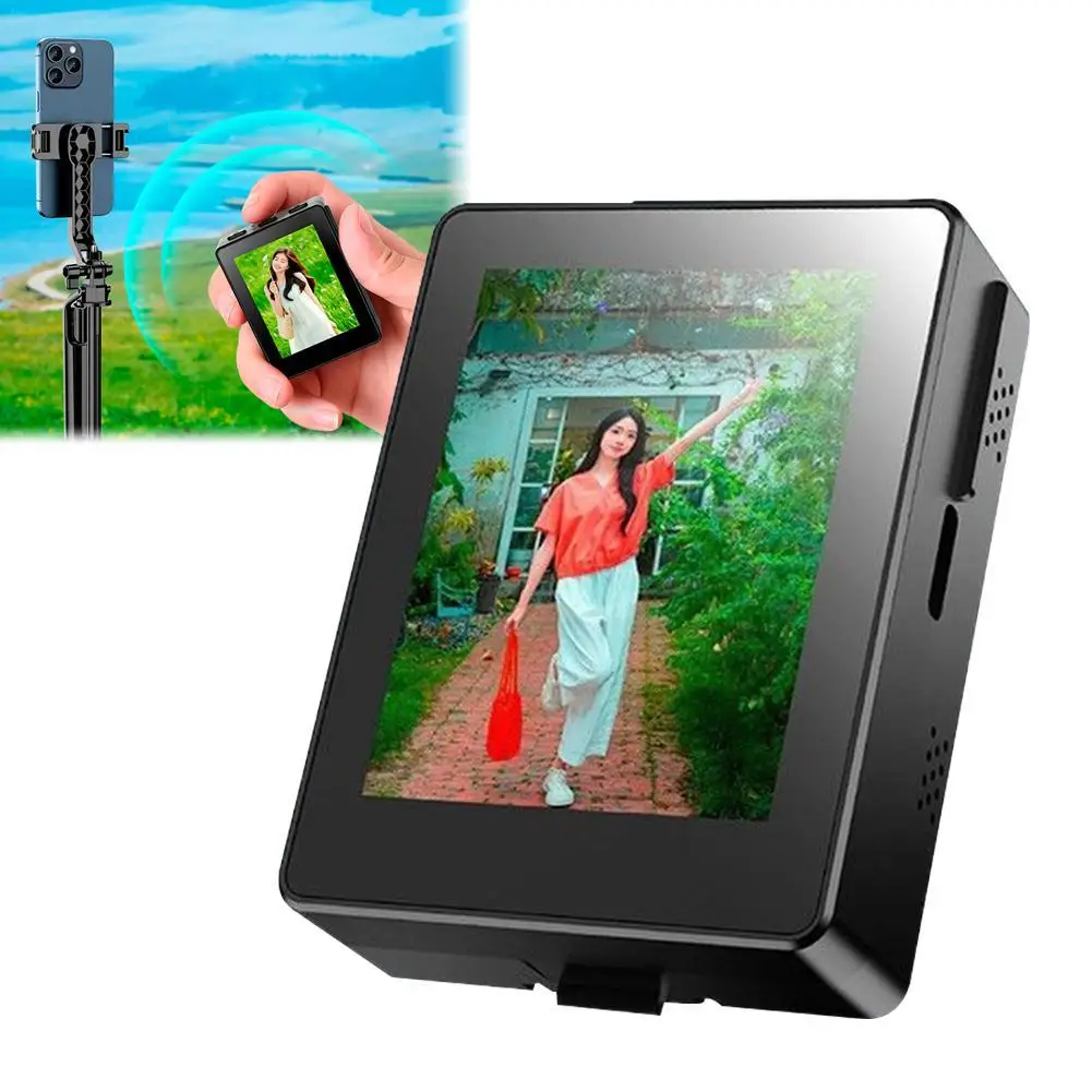 

Мини-монитор для селфи-видеоблога, мобильный экран, задняя камера телефона, проекция, удаленная фотография, портативный мини-телефон, экран для селфи