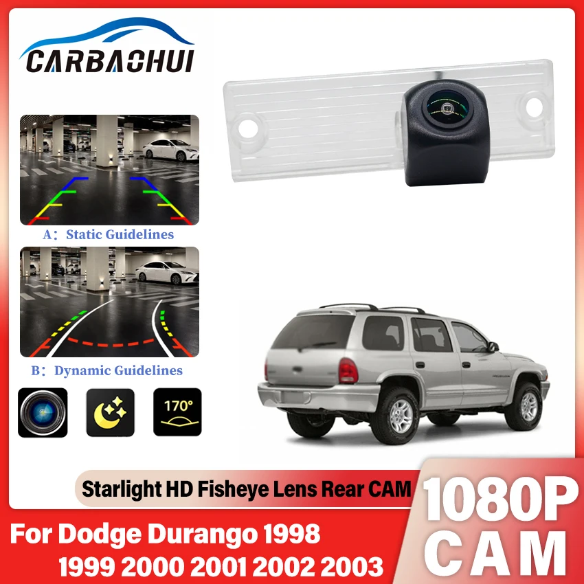 Rear View Camera For Dodge Durango 1998 1999 2000 2001 2002 2003 CCD Full HD Night Vision license plate camera Waterproof