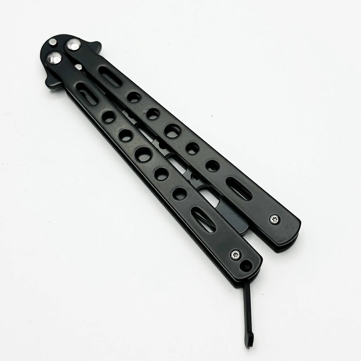 Novice Training Practice Butterfly Knife Fantasy Throwing Knife Safe and Hands Free Training Butterfly Folding Knife Tool