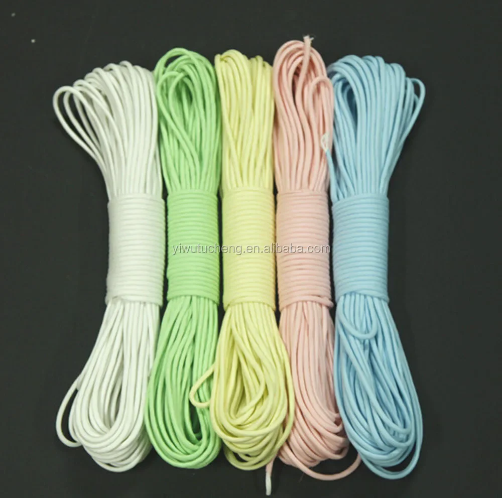 100M 7 Strand Core Paracord 550 lb Luminous Glow Parachute Cord Paracord for Outdoor Survival Camping 100FT 31M