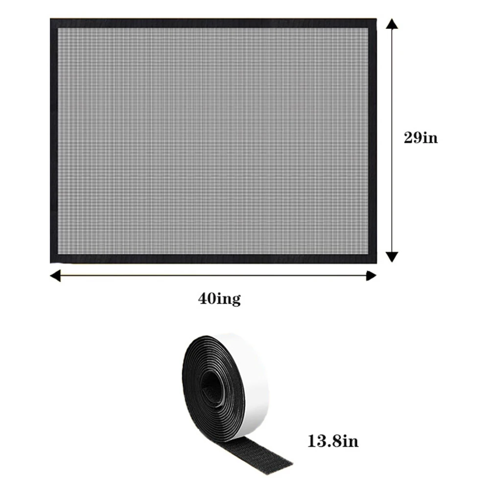 Fireplace Screen Mesh Cover Protective Baby Proof Barrier Guard Prevent Pets and Children from accessing the Fireplace