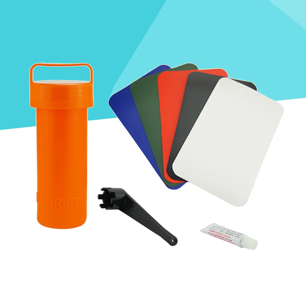 

1Set Boat Leak Repair Kit Heavy Duty Waterproof Patch for Inflatable Kayak Raft Canoe Drift Boat Lightweight Design