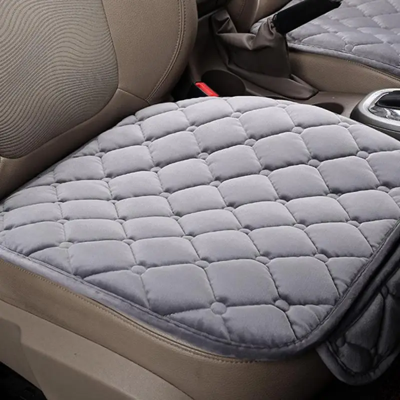 Car Seat Cover Winter Warm Seat Cushion Anti-slip Universal Front Chair Seat Breathable Pad For Vehicle Auto Car Protector