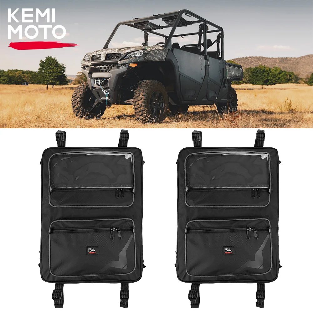 KEMIMOTO Black Overhead Storage Bag 1680D Oxford & PVC Waterproof Cloth for CFMOTO UForce 1000 2019-2023, 1000 XL 2022-2023