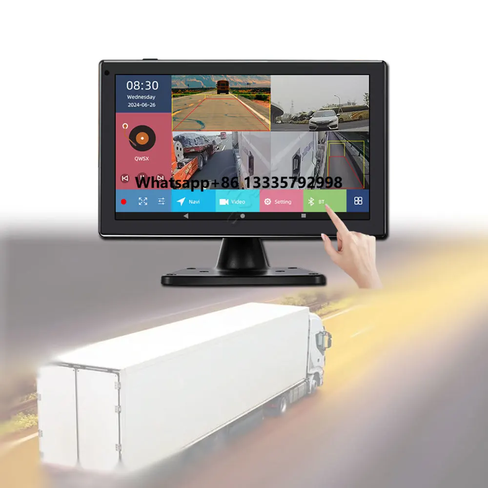 

Intellint Car AI Lorry Driving 360 Degree Panoramic Four-Way Monitoring Recorder Sound Light Reverse 4G Reversing Aid