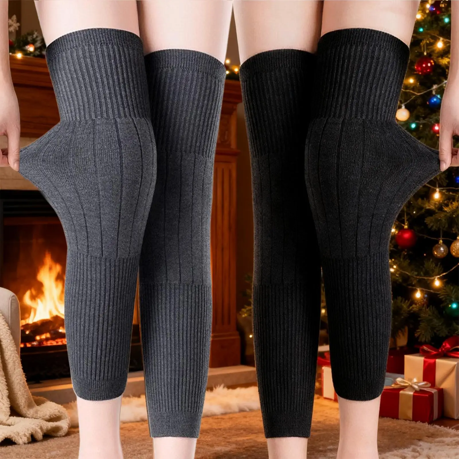 Knee Warmers Lightweight Flexible Wrap Warmer Knee Heating Pads For Men Family Friends Indoor Outdoor Running Cycling Offices