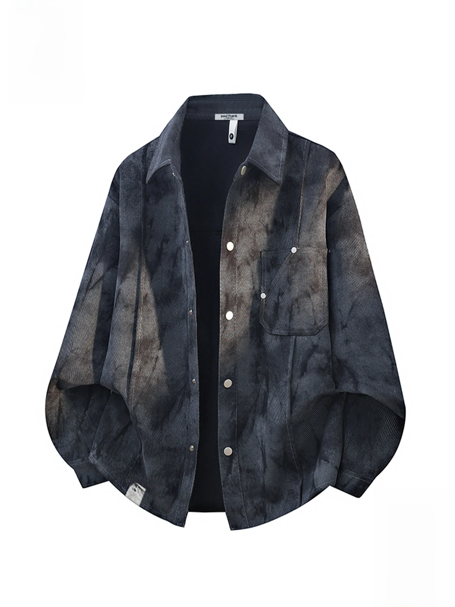 

PaulFrank Monkey Brand Men's Loose Fit Long Sve irt Spring New Sle Single Button Casual Collar Faionable Polyester F...