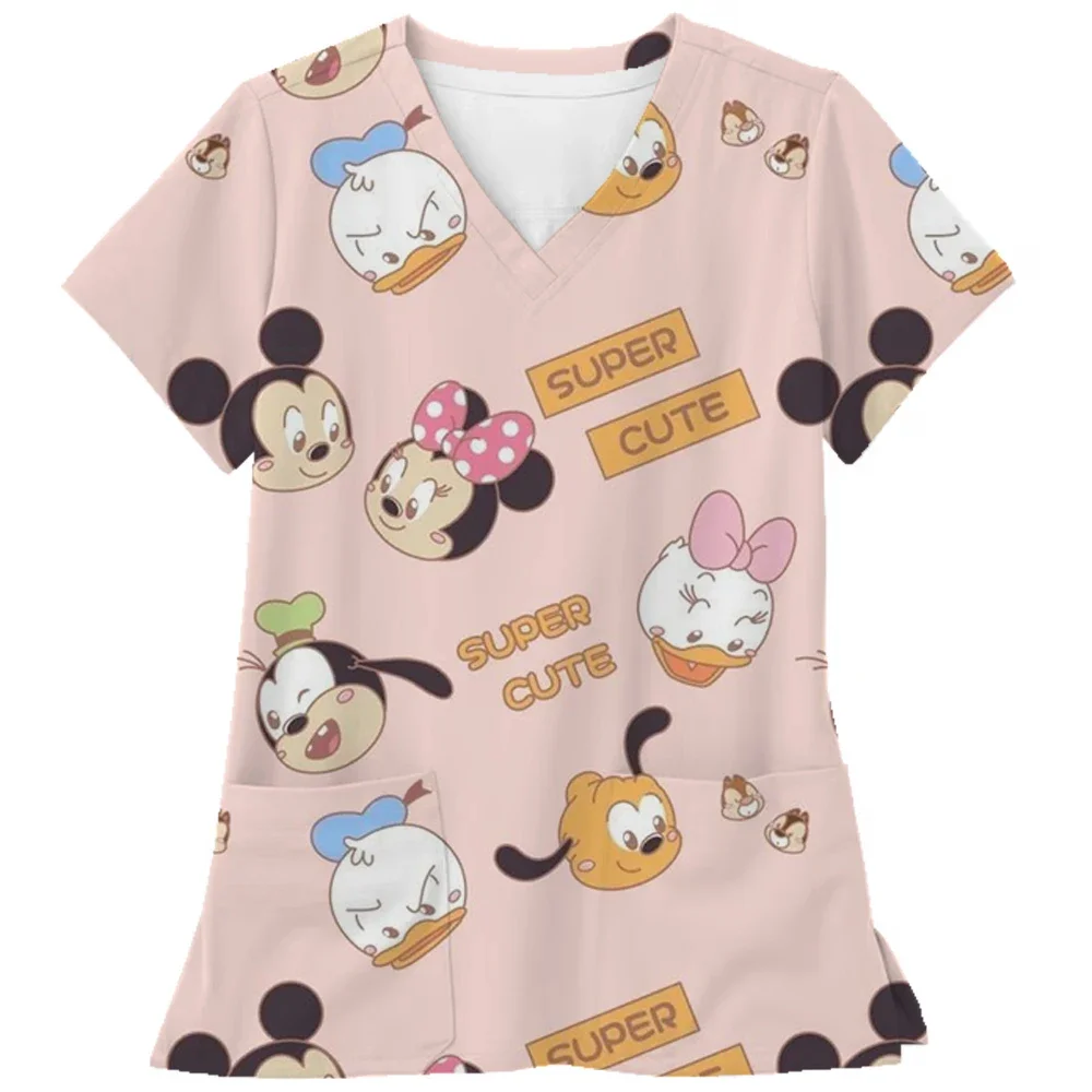 

Больница для медсестер, униформа с принтом Микки Мауса Диснея, высококачественный хирургический халат для врача, больничные аксессуары, детские принадлежности