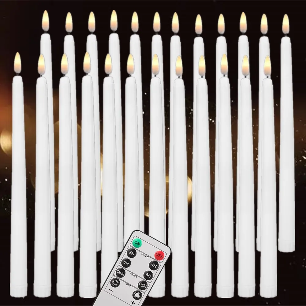 LED Flameless Taper Candles 6.5/11