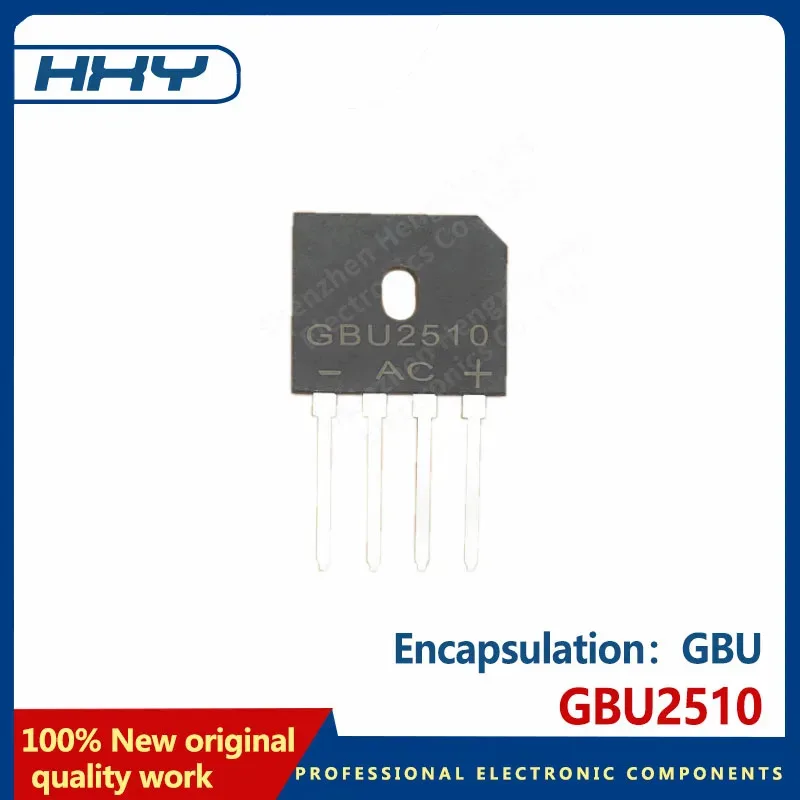 5PCS GBU2510 25A100…