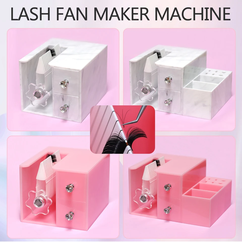 

Lash Fan Machine Maker Easy to Create 3D-12D Volume Fan Lash Root Splitter Tool Eyelash Extension Self Fanning Separator Machine