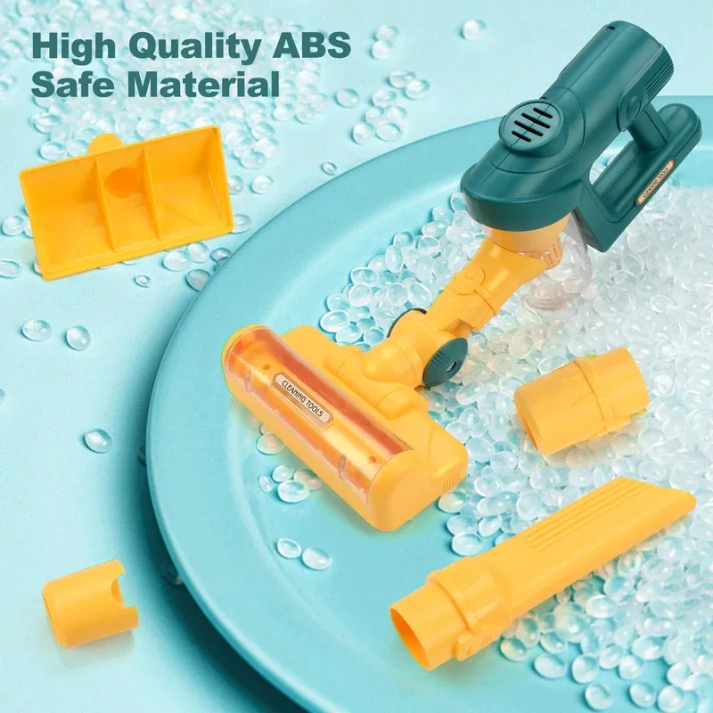 Elektrische Mini Stofzuiger Simulatie Huishoudelijk Werk Stofvanger met Licht voor Kinderen Geschenken Educatief Fantasiespel Speelgoed