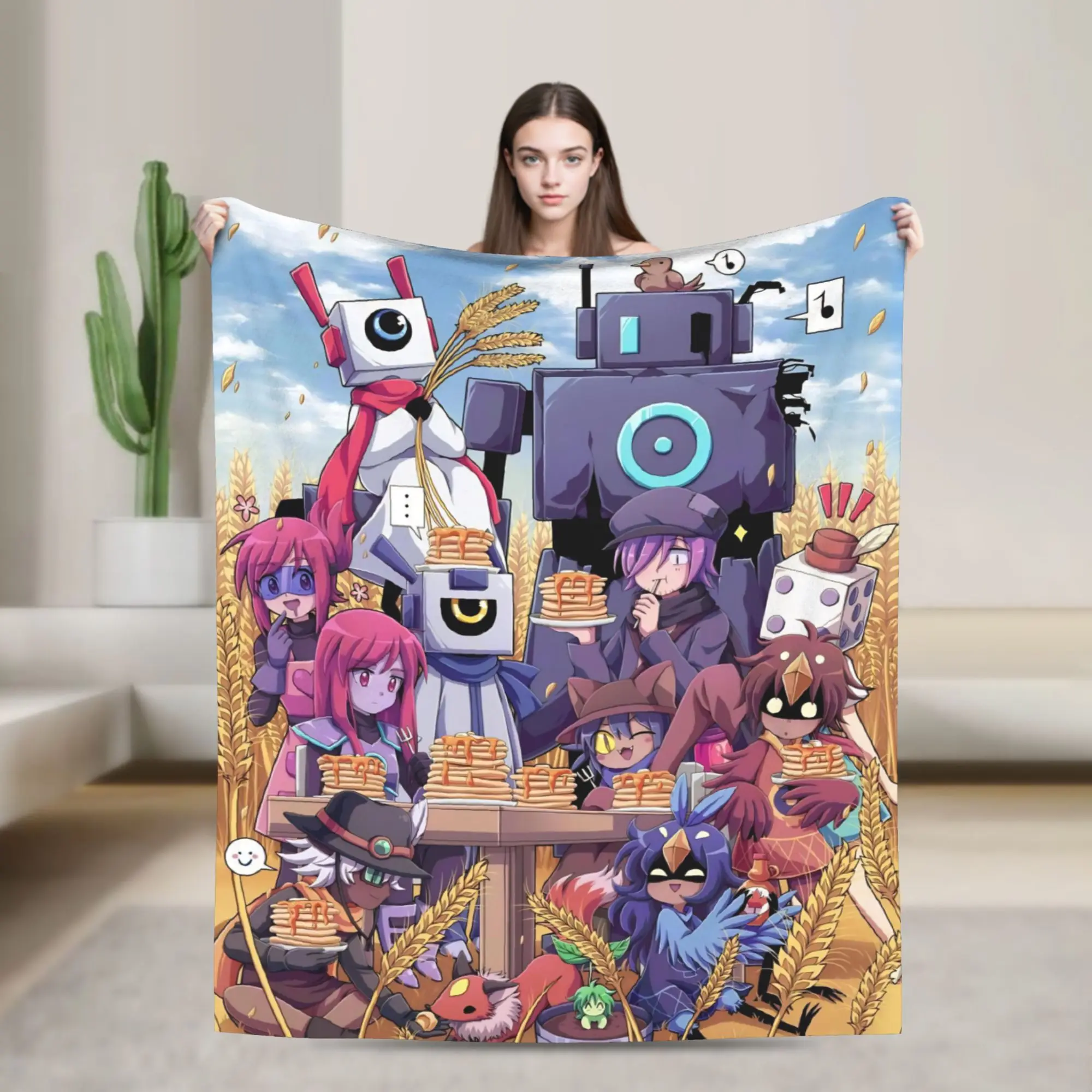 OneShots Niko Merch Blanket Warm Cozy Fluffy  Throw Blankets for Couch 50x60 Inches Multi-size Bedspread