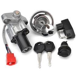 Ignition Switch Fuel Gas Cap Seat Lock Key Set For Yamaha XVS125 XVS250 XVS400 XVS400C XVS650 XVS650A XVS1100A Drag Star Classic