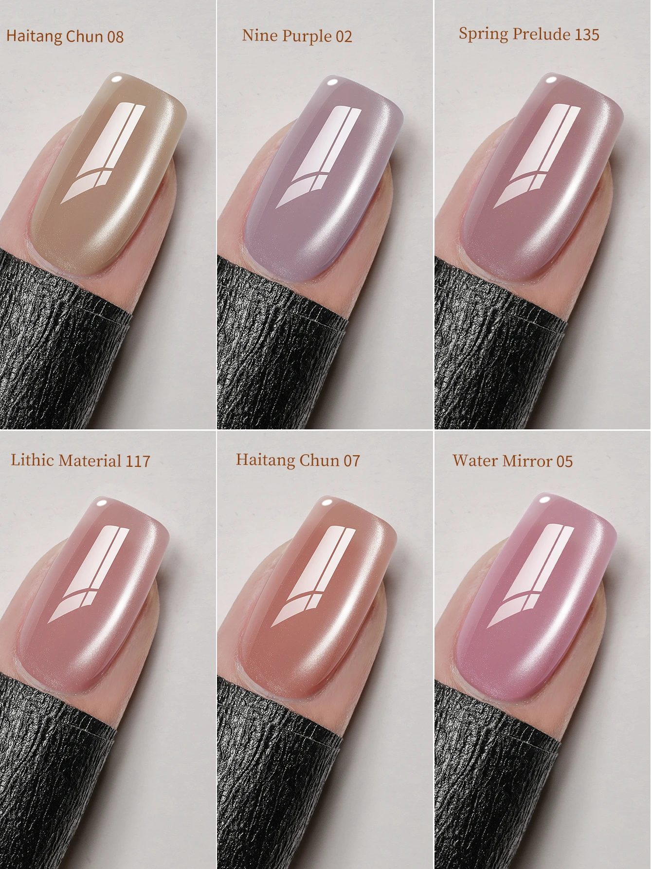 1/6 Stück Nail Art Super Bright Pink Satin Cat Eye Nagelgel Magnetisch glänzend glänzend Dazzling Nail Art Salon Art DIY – Detail 3