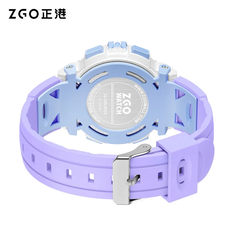ZGO Kids Watch for Girls, Versatile Multifunctional Shockproof and Waterproof Sports Watch with Alarm for Students Gift 305