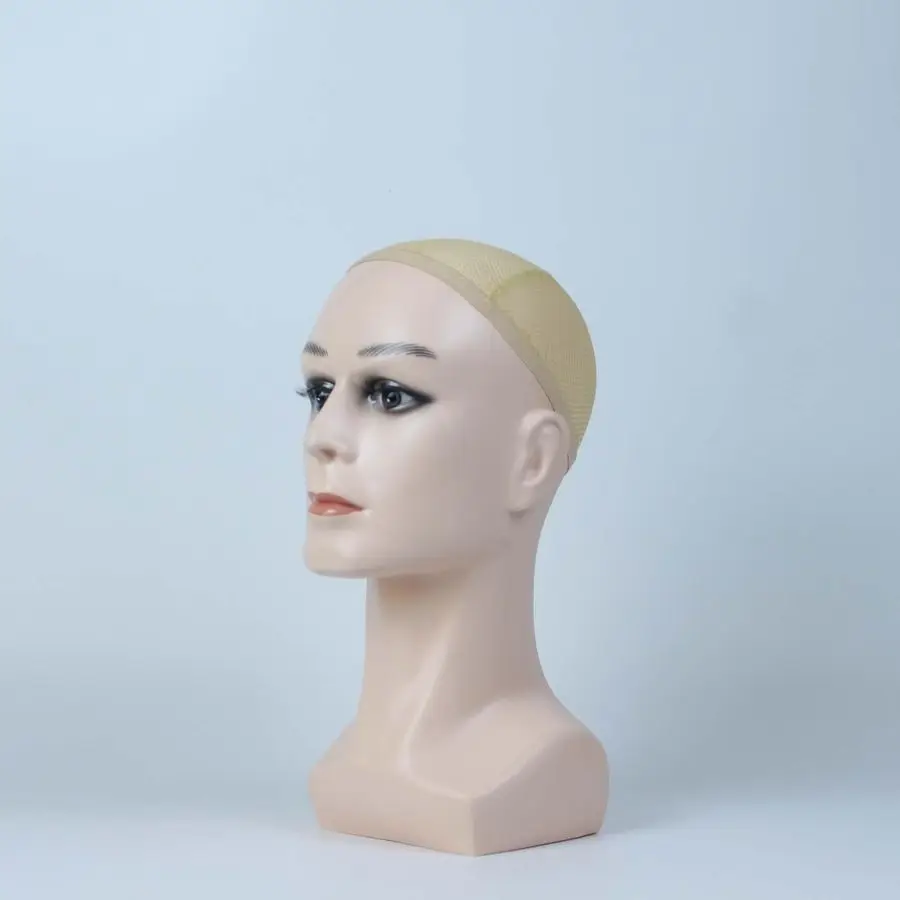 Mannequin Head for Wigs Hats Sunglasses Beige, 1PCS