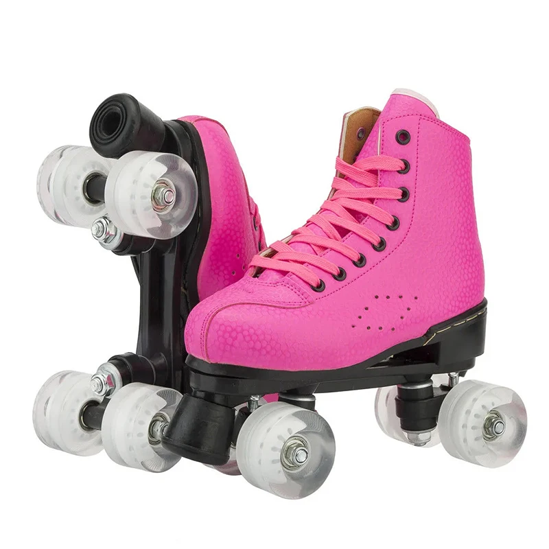 Scarpe da Skate a rotelle bambini ragazze bambini stivali moda ragazzi sport 4 ruote Sneaker illuminata