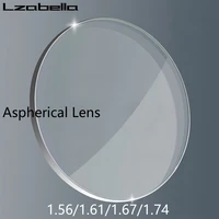 Lzabella 1,56/1,61/1,67/1,74 lente asférica HD antirreflectante antiarañazos antiultravioleta CR-39 lentes para miopía e hipermetropía
