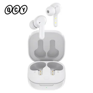 QCY T13 Headphone Bluetooth V5. 1 Earphone TWS Nirkabel Earbud Kontrol Sentuh 4 Mikrofon Aplikasi Penyesuaian Headset Panggilan ENC HD 12 headset usb penjualan terbaik dengan mikrofon - №