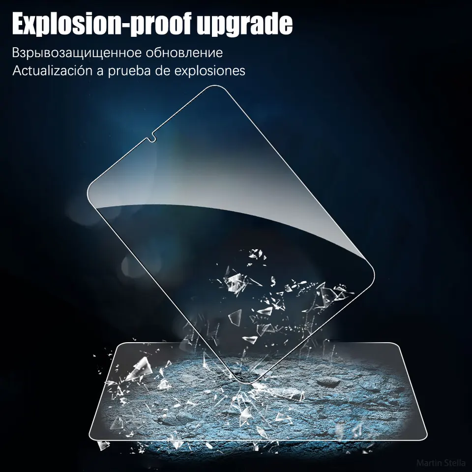 2 Piezas Protector de Pantalla Vidrio Templado para Samsung Galaxy Tab S8 Ultra Plus S6 Lite S7 Fe A7 Lite A8 S9 A9 Accesorios para Tablet Película 4
