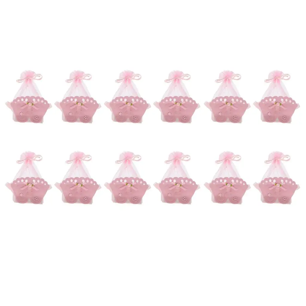 Organza Drawstring Candy Gift Box Sweet Party Favor Bag for Boys Girls Baby Shower Gifts and Kids Celebration Supplies